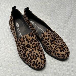 Animal print loafers